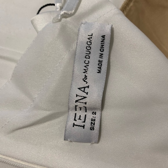 MAC DUGGAL ONE SHOULDER LONG SLEEVE SATIN MINI DRESS - Picture 4 of 7